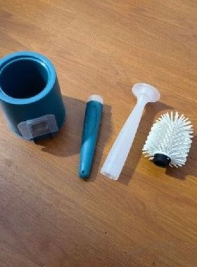 K1MF Sikat Toilet Silikon Cair Otomatis dengan Dudukan