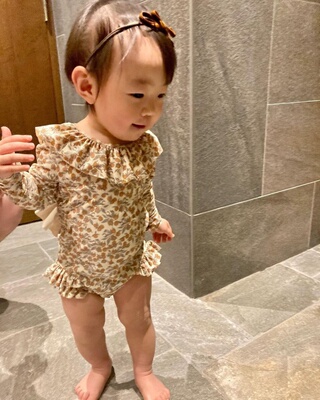 Baby Girls Swimwear Flroral Kids Swimsuit fashion summer