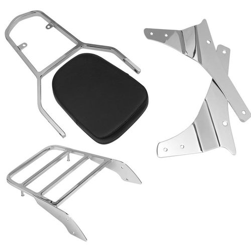 New Motorcycle Sissy bar Backrest Luggage Rack For Suzuki Vo