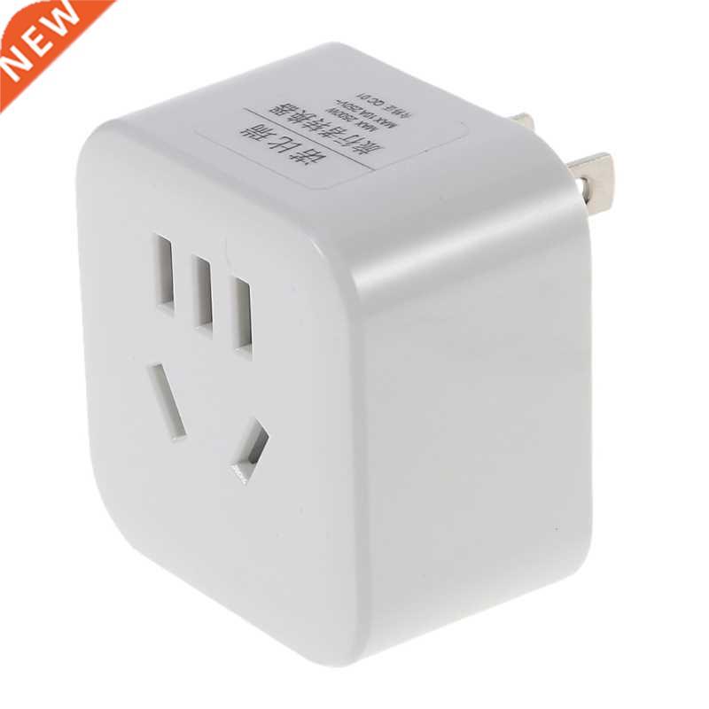 2500W US Plug 3in1 Extension Plug Electrical Adapter Chargin