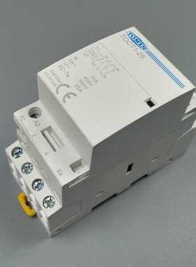 TOCT1 4P 25A 110V COIL 50/60HZ Din rail Household ac Modular