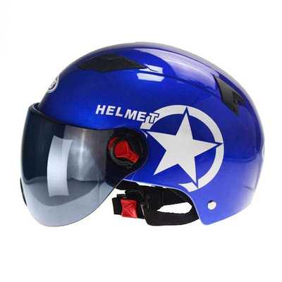 Electric Motor Car Helmet Scooter Bike Open Face Half Baseba