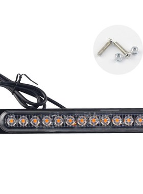 1pcs Stroboscopes Strobe 12 LED Flash Light Auto 12-24V Emer