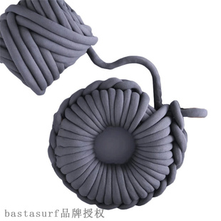 Filling yarn cloth strip coarse wool DIY blanket material o