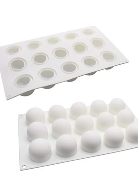 Silicone Chocolate Mold Silicon Ball Cake Moulds 3D Half Sph