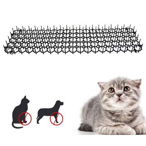 1Pcs 13cmx49cm Garden Prickle Strip Dig Stop Cat Repellent D
