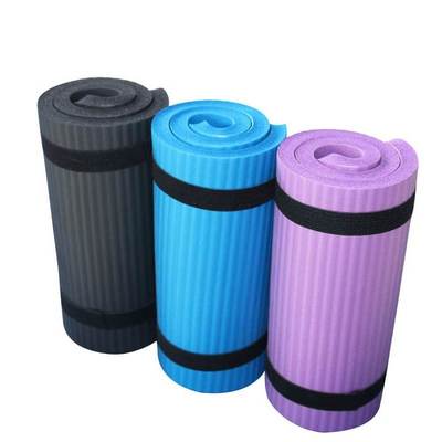 60cmx25cmx1.5cm Rubber Yoga Mat Fitness Gym Exercise Sprots