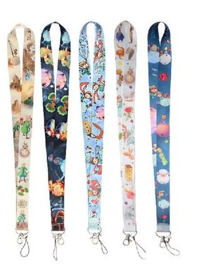 Cartoon  Keychain Neck Straps Lanyards For Key ID Card Gym