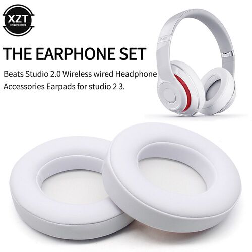 Replacement Ear Pads Leather Ears Cup Cushion for Beats Stu