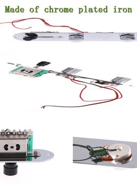 1Pc 3 Way Wired Loaded Prewired Control Plate Harness