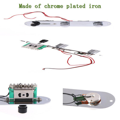 1Pc 3 Way Wired Loaded Prewired Control Plate Harness