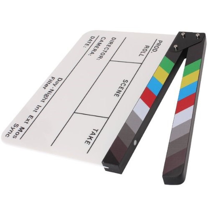 Director Video Scene Clapperboard Clapper Board Acrylic Dry