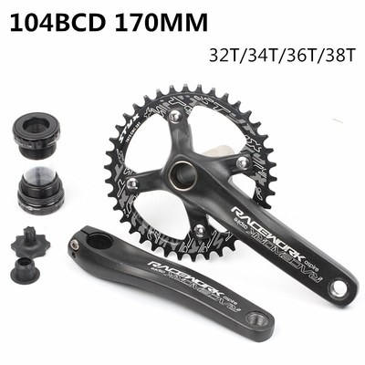 bicycle crank chainwheel 104BCD MTB Bike Crankset Aluminum