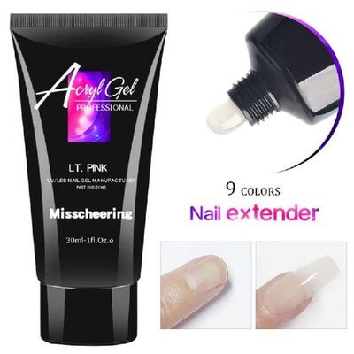 30ML Nail Extension Gel Painless Builder Crystal Polish