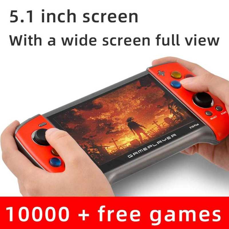 Dual Rocker Handheld Game Console 5.1 Inch Large Screen Port