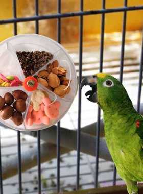 Parrot Feeder Device Foraging Toys Bird Bite Toy Wheel Shap