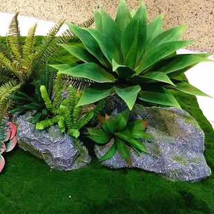 55cm Artificial Rare Agave Plants Indoor Plastic Branch Trop