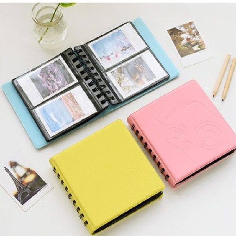 68 pockets mini photo album mini for instant coil album