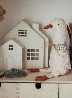 Plush Cock Doll Durable Chick Doll Huggable Accompany  Lovel