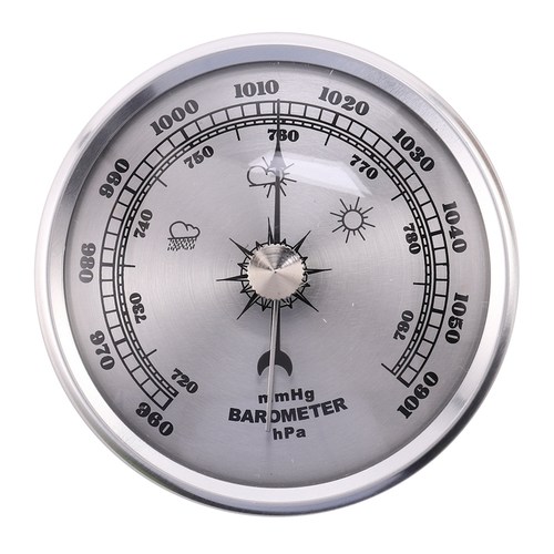 for Home Pressure Gauge Weather Station Metal Wall Hanging B