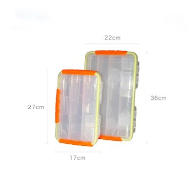 Fishing Tackle Box Waterproof Plastic Bait Box High Strength