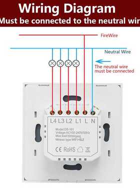Tuya Switch Smart EU/UK/US Standard Crystal Glass Alexa Goog