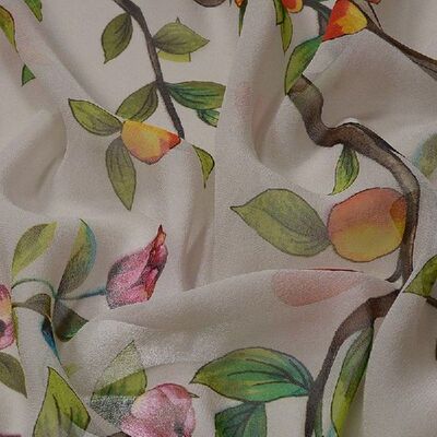 Mulberry Silk Silk Georgette Fabric Printed Silk Scarf