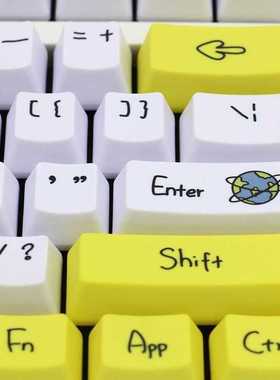 dye Subbed PBT Keycap 108 Keys OEM Profile Keycaps For MX S