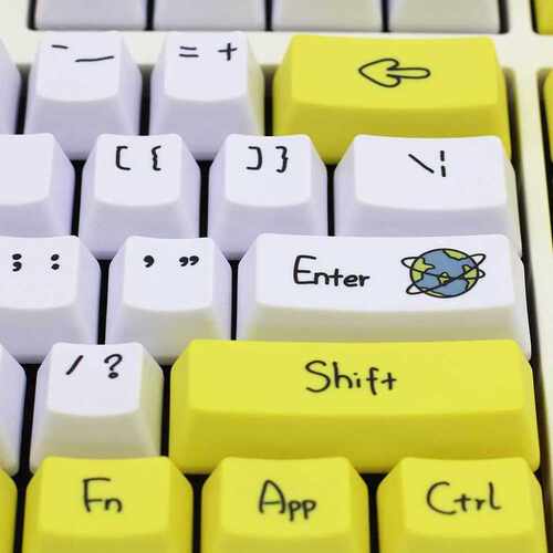 dye Subbed PBT Keycap 108 Keys OEM Profile Keycaps For MX S