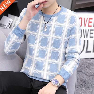 Men	s Crewneck Sweater Autumn and Winter nd Botto