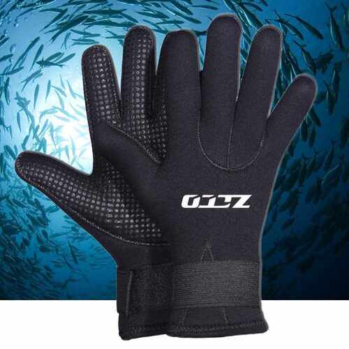 5MM Neoprene Gloves Spearfishing Diving Snorkeling Gloves Wa - 封面