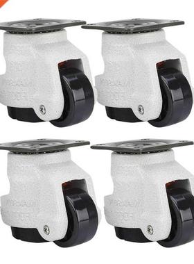 4 Pcs Retractable Leveling Casters Industrial Machine Swivel