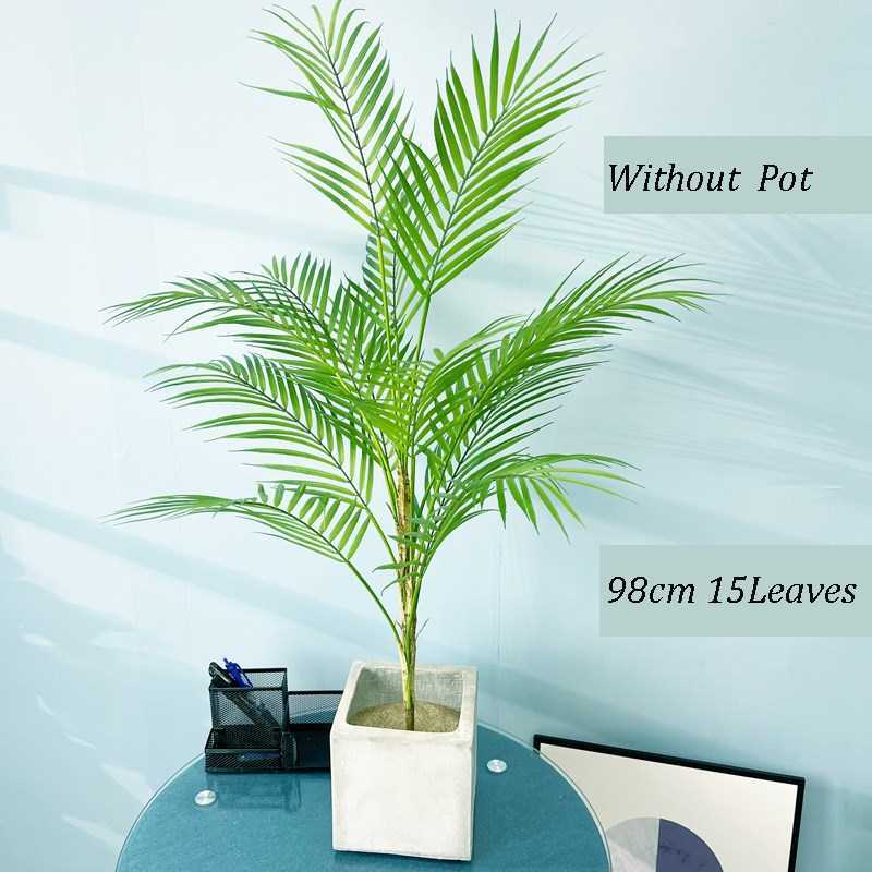 125cm 13Heads Large Artificial Palm Tree Tropical Plants Fak