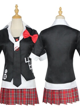 Anime Dangan Enoshima Junko Cosplay Costume Uniform Caf