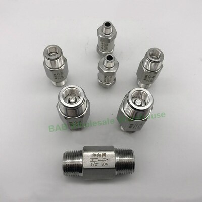Male to Male unidirectional high pressure One way Non retur