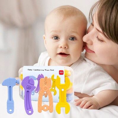 Baby Teether Toys 4 Pcs Teething Toys For Babies Silicone