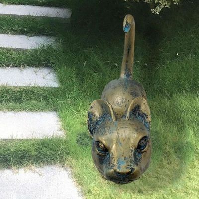 Jaguar Figurine Sculpture, Outdoor Realistic Vivid Garden