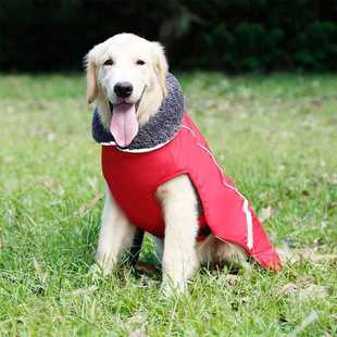 Large Pet Dog Clothes Winter Warm Pet Vest Jacket Waterproof