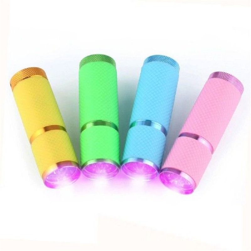 NEW 9 LEDs Ultra Violet Torch Light Mini Epoxy UV Adhesive