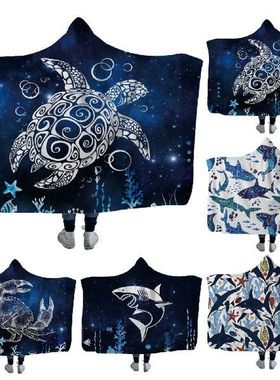 Blanket Napping Air Blanket Blanket Hooded Hat Conditioning