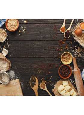 Nitree Photography Props Wood Grain Board Food Baking Backdr