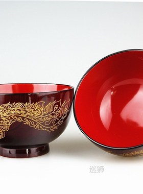 Natural Jujube Wooden bowl soup rice Noodles bowls Kids lunc