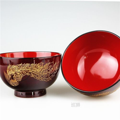 Natural Jujube Wooden bowl soup rice Noodles bowls Kids lunc