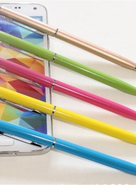 2 In 1 Mutilfuction Fine Point Thin Tip Touch Screen Pen Ca