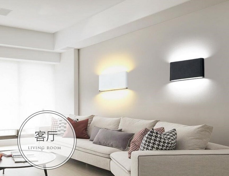 Outdoor Wall Lamp 6W 12W LED Source p And Down Lighting Mode