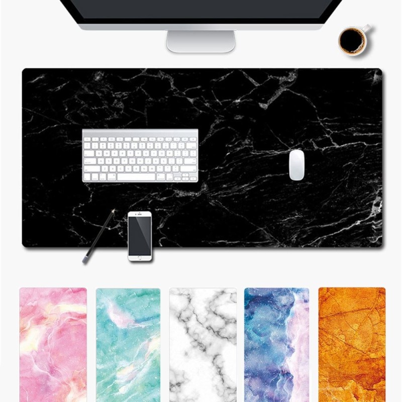 1Pcs Large Size Marble Grain Mouse Pad Soft Desk Mat Modern