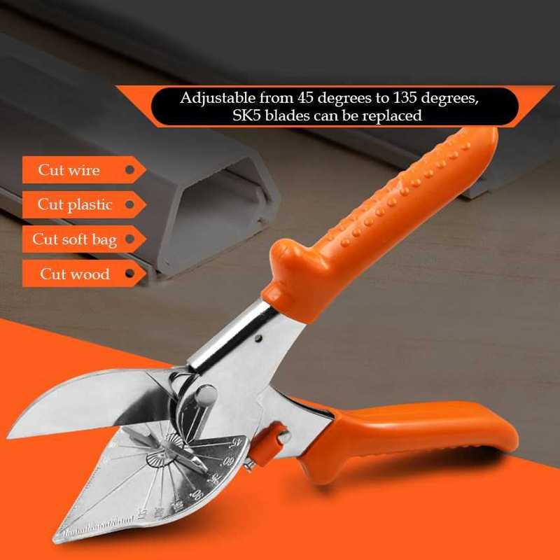 Angle Shear 45 Degree to 120 Degree Miter Cutter Hand Shear,