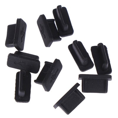New 10pcs Type C Plug Cover USB 3.1 Type C Anti Dust Rubber