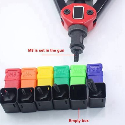 Bt-606 Double Handle Manual Pull Nut Rivet Nut Tool Pull Mot