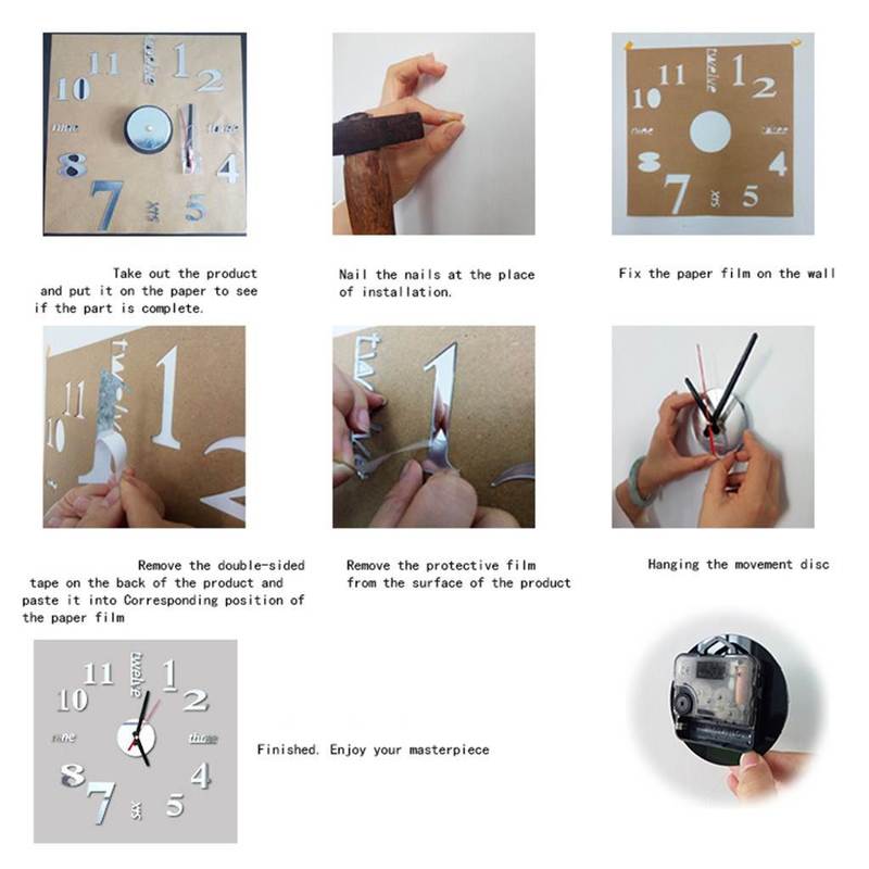*new wall clock watch modern design large decorative clocks